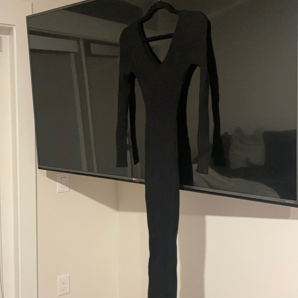 Long off shoulder dress